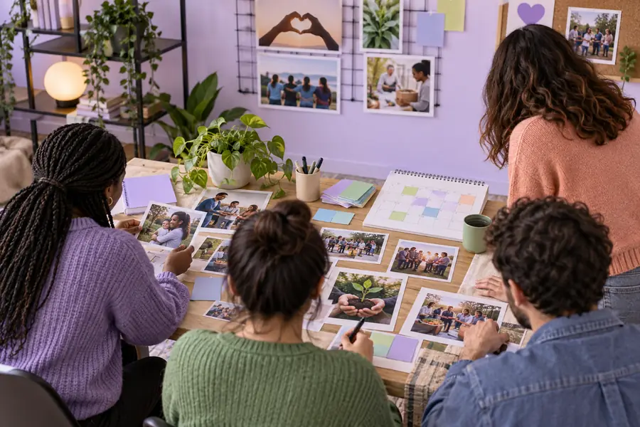 Workflow organisé pour les réseaux sociaux d’une organisation à but non lucratif